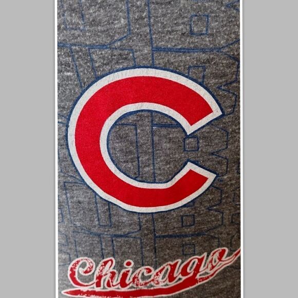 Mlb Women's Chicago Cubs 5th & Ocean T-SHIRT Size Large - Picture 2 of 5